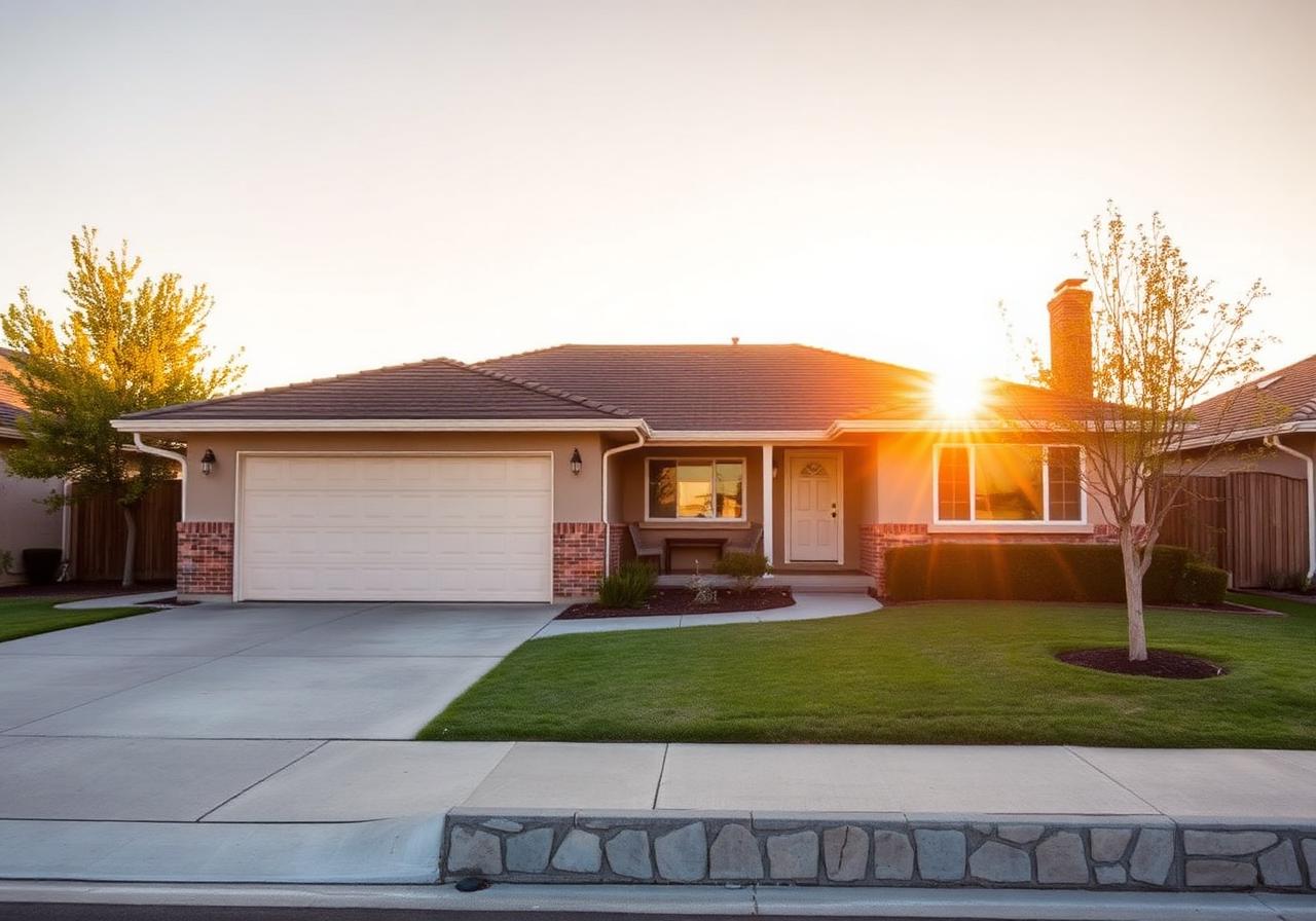 Sacramento area home with central AC